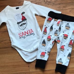 NWT Santa Is My Homeboy Holiday Outfit